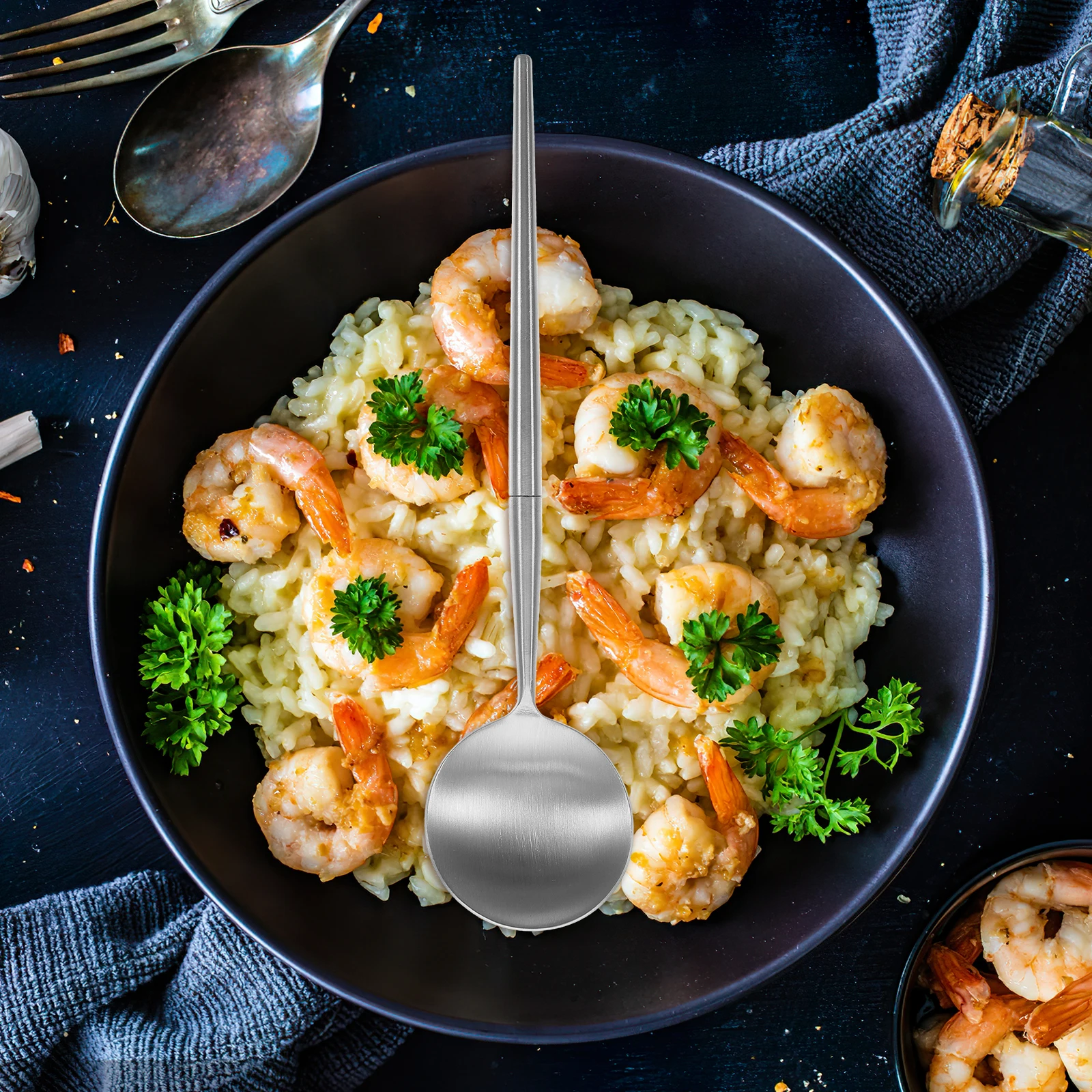 

Stainless Steel Cutlery Set 4pcs Fork Spoon Knife Camping Utensils Travel Portable Tableware Detachable Easy for Family