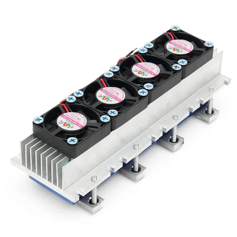 12706 Semiconductor Refrigeration Chip Air Conditioning Assembly DC 12V Refrigerator Kit CPU Water Cooling Head Radiator