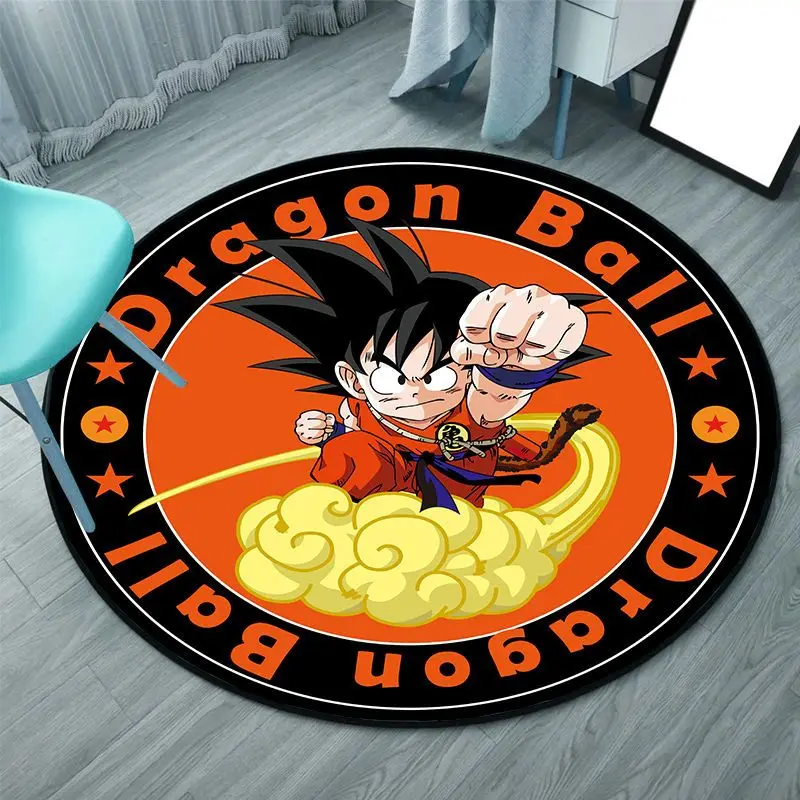 Dragon Ball Son Goku Mat Bath Mat Non Slip Cartoon Krillin Son Goten Anime Cushion Absorbent Carpets Living Room Bathroom Mat