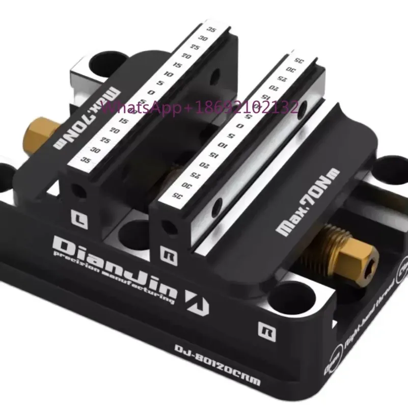 Four-Five-Axis Fixture Self-centering Vise Positive Paired with Zero Point Quick Change Four Axis L-block Bridge Board DJ-6080H