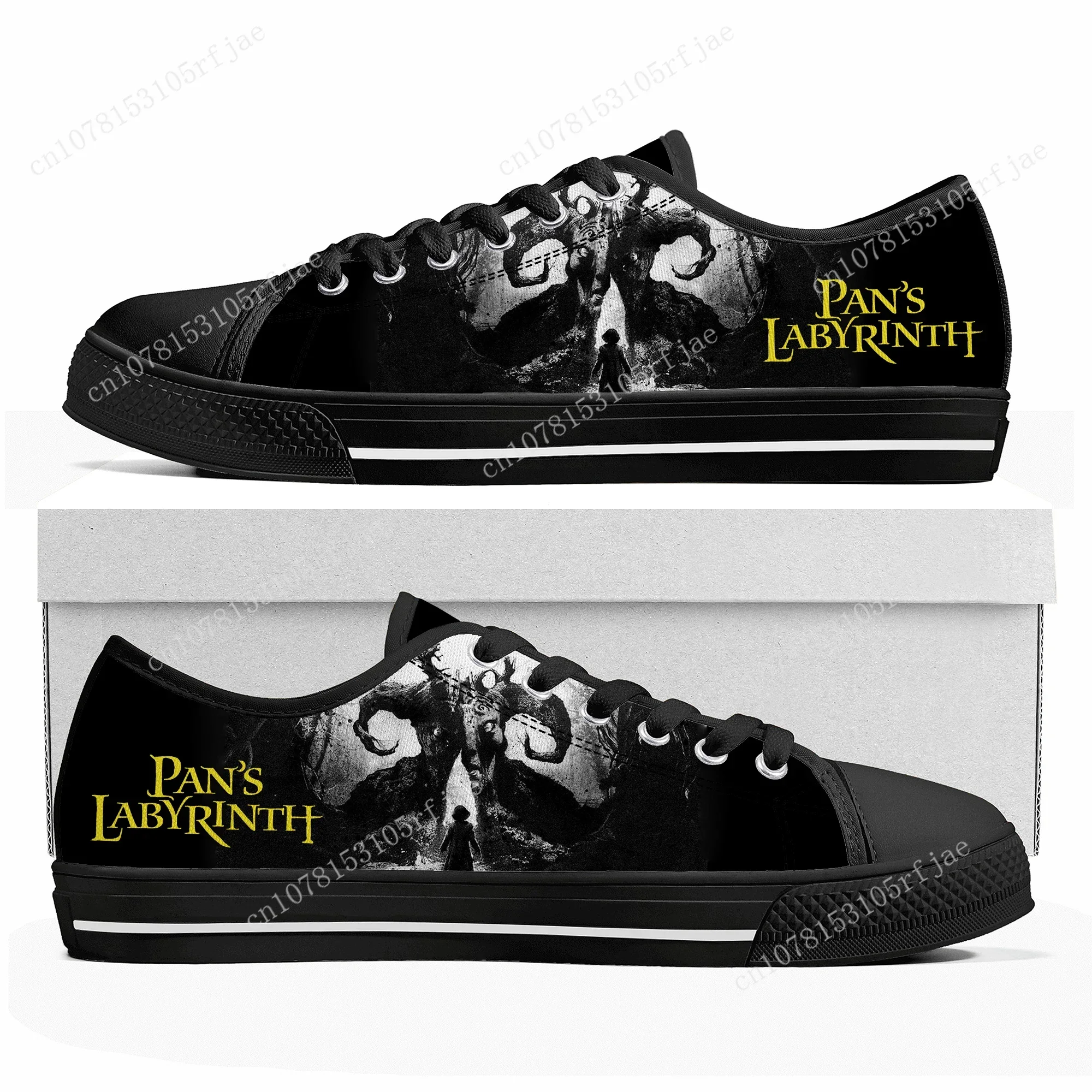 Pan's Labyrinth Custom Low Top Sneakers Hot 3D Game Womens Mens Teenager Shoes Casual Tailor Made Canvas Sneaker