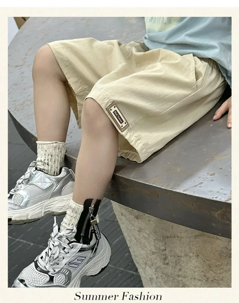 Summer Children Shorts Casual Loose Pants for Kids Candy Color Boys Girls Trousers Baby Beach Pants Toddler Outfits Clothing