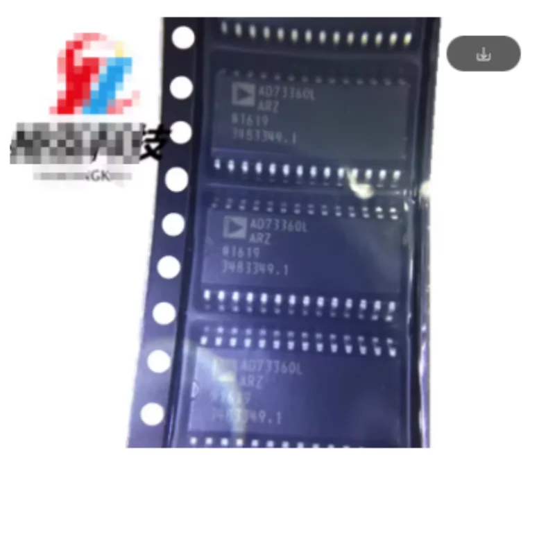 1PCS AD73360ARZ Six Channel Analog Front End 16-bit ADC 64KSPS SOIC-28 Data Acquisition IC New Original