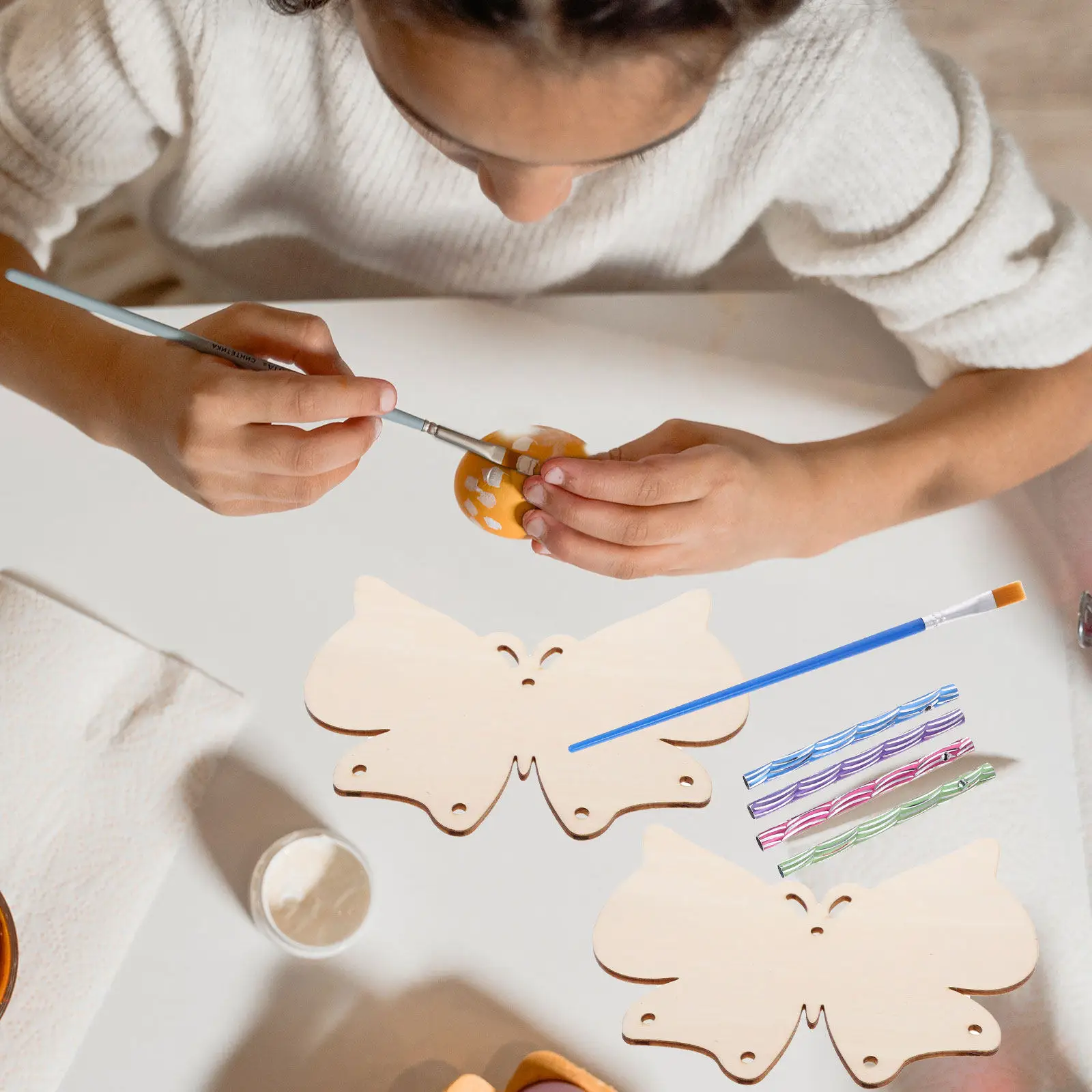 

Набор для самостоятельного изготовления ветряных колокольчиков-бабочек, деревянное подвесное украшение ручной работы для дома, гостиной, двора, патио, подарок для творчества своими руками