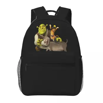 Shrek Backpacks Boys Girls Bookbag Children School Bags Cartoon Laptop Rucksack Shoulder Bag Large Capacity