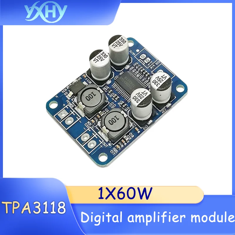 

1PCS TPA3118 Digital Amplifier Module PBTL Mono Digital Amplifier Board 1X60W Amplifier Module