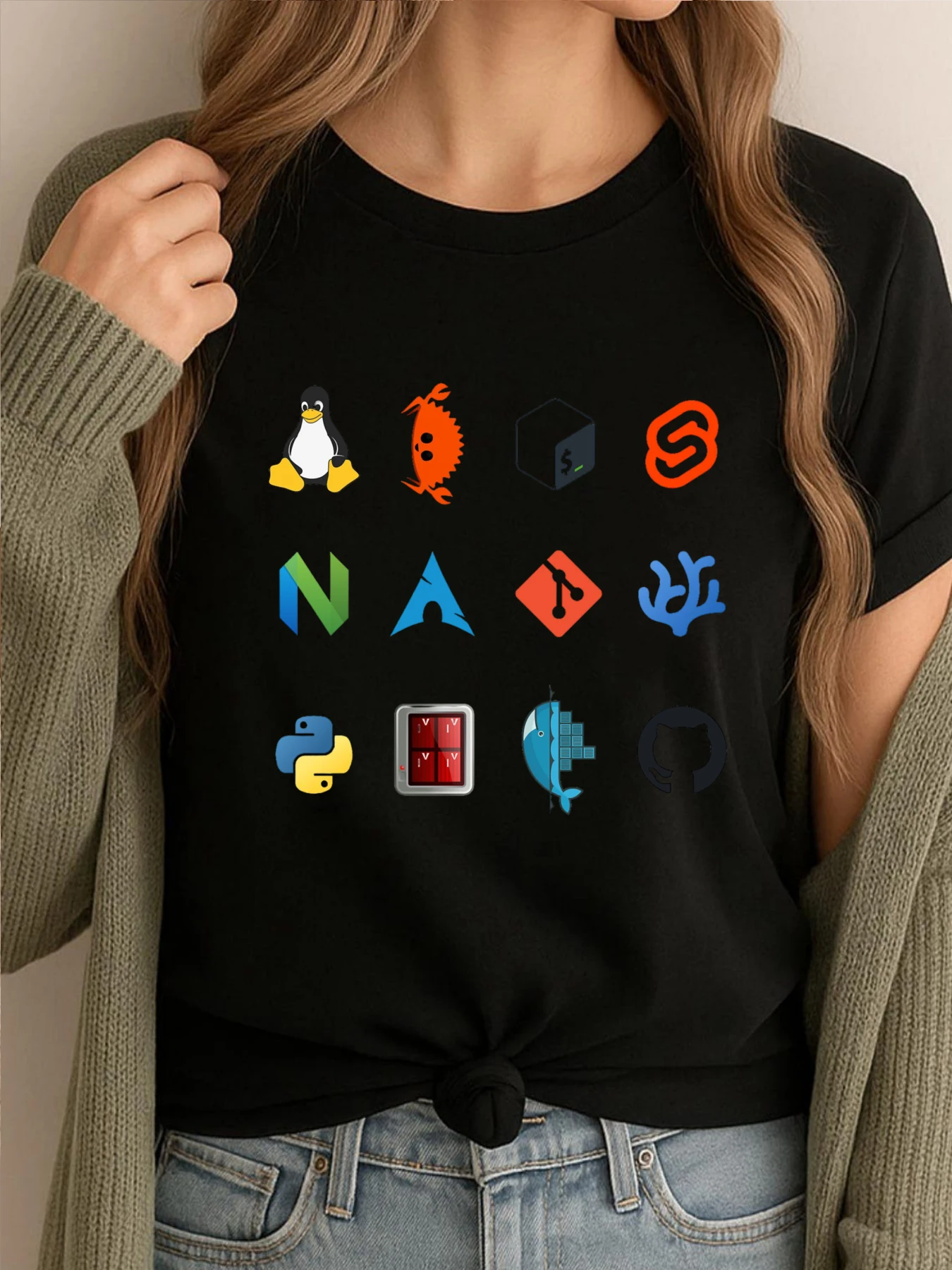 

12, самые удивительные бесплатные программные логотипы с открытым исходным кодом для мощных программистов, мужская одежда, мужская креативная одежда