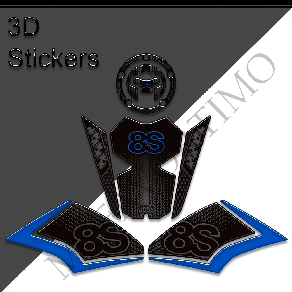 gsx 8s accessories Motorcycle 3D Epoxy Resin Sticker protection decal stickers For SUZUKI GSX-8S GSX8S GSX 8S 2023