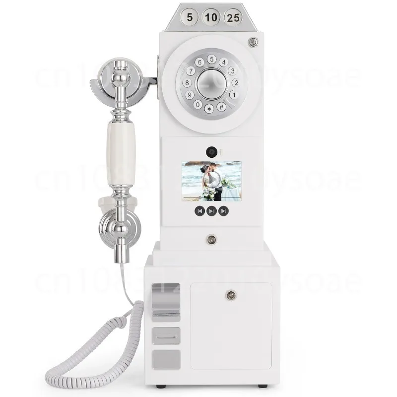 2026 Portable White Audio Guestbook Design Video Audio Guestbook Ornaments view 4