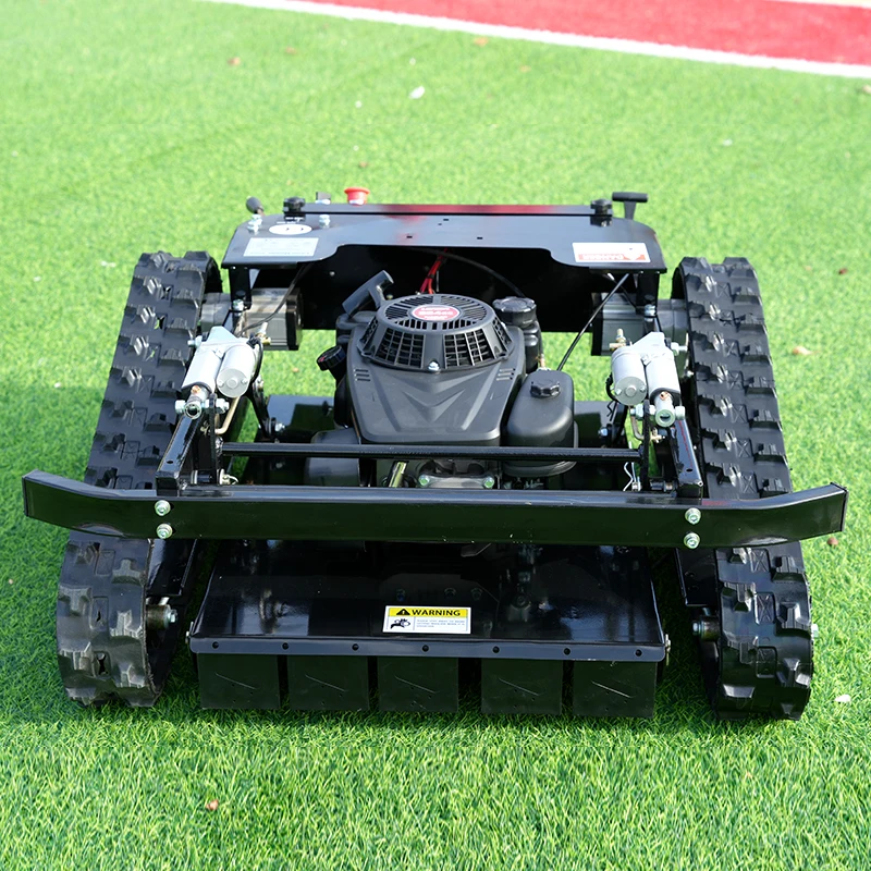 customized Multifunctional Remote Control Crawler Mini Lawn Mower Robot Small Robotic Garden Lawn Mower For Wasteland Mower