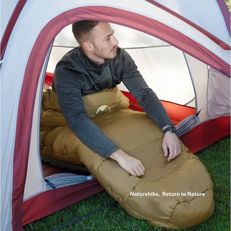 

Naturehike Lightweight Sleeping Bag MJ300 MJ600 Mummy Warm Sleeping Bag Outdoor Camping Cotton Winter Sleeping Bag