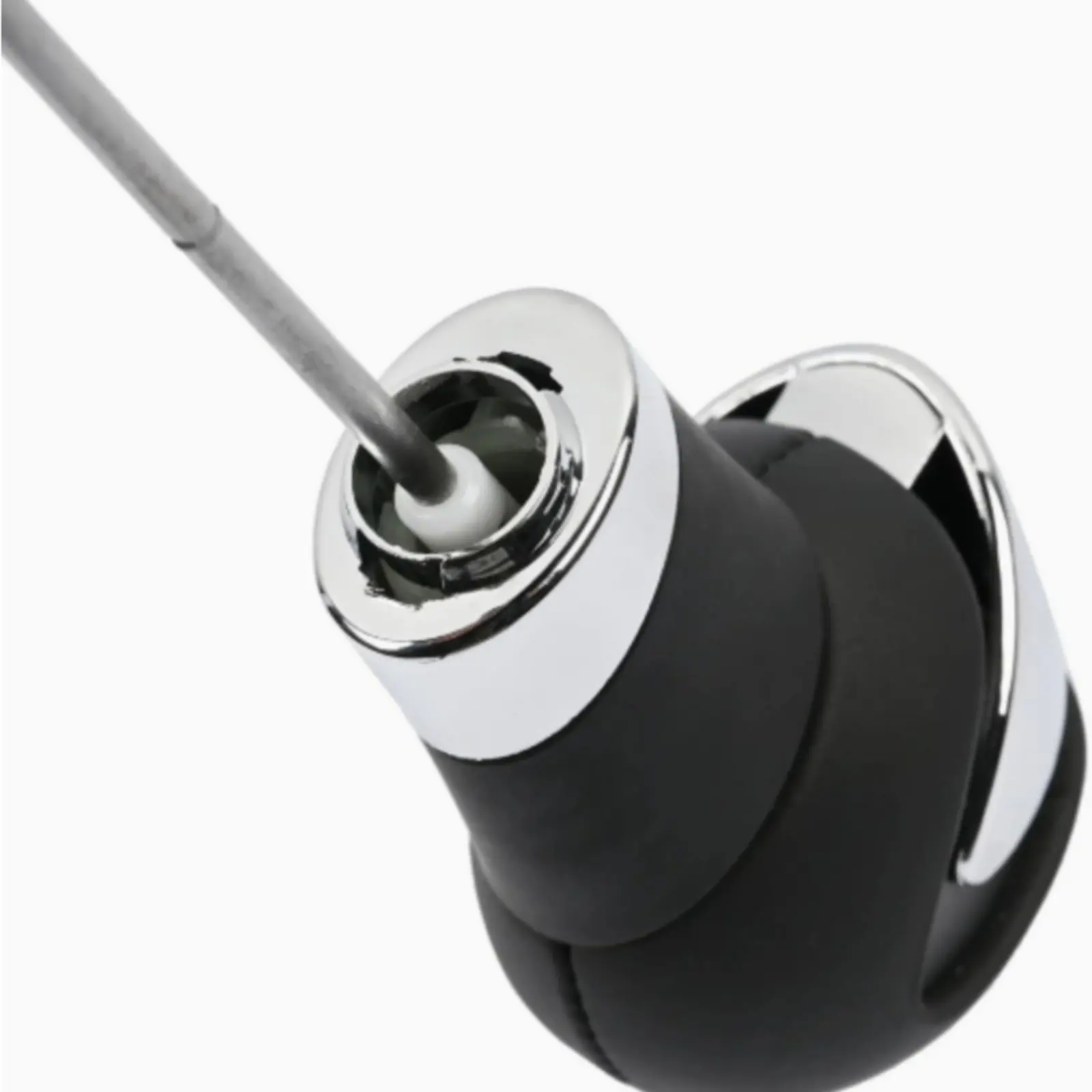 Gear Shifter Knob Easy to Install Car Gear Knob Chrome Gear Lever Long-Lasting Vehicle Part Wear-Resistant