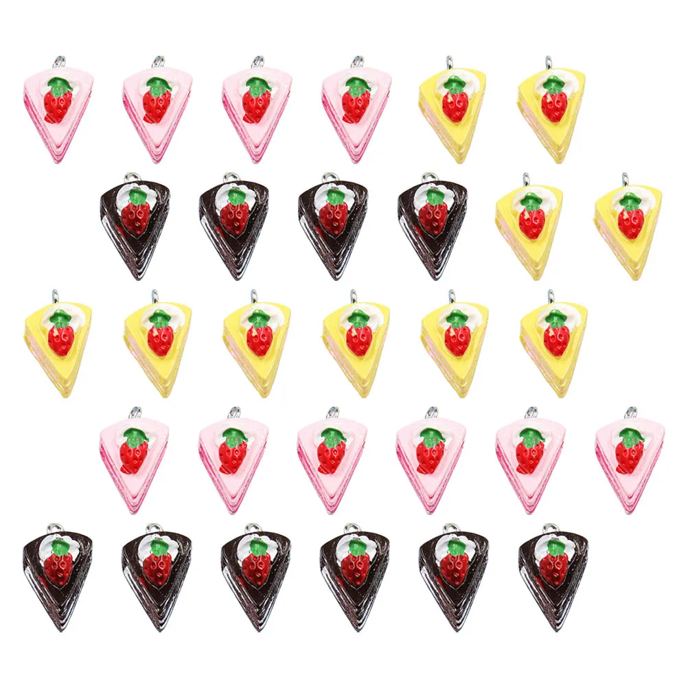 

30 шт., подвеска для торта, мини-подвеска с легкой гладкой поверхностью для ювелирных изделий, ожерелье, серьги, брелок, аксессуары для рукоделия