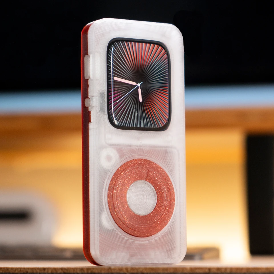 iWatch レトロ iPod スタイル 3D プリント保護ケース Apple Watch