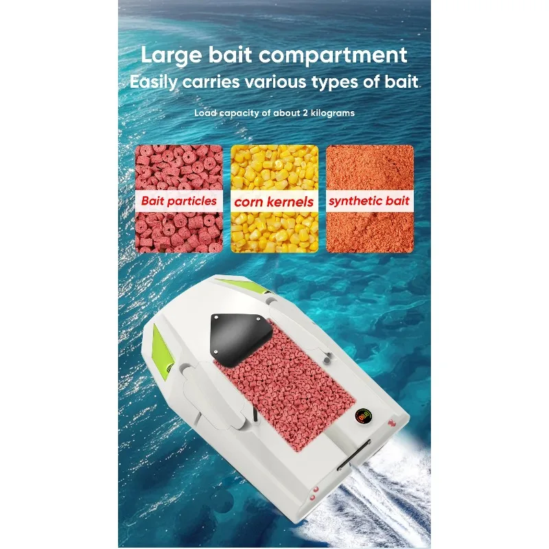 Bait Boat D50 High-speed Fishing Boat with Remote Control High-power High-speed Single Warehouse Fishing Bait Boat view 6