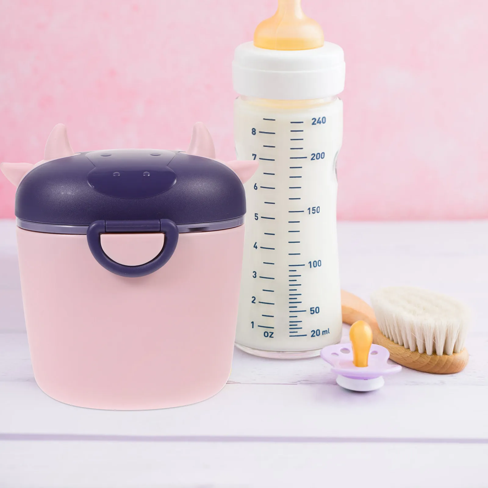 

Adorable Portable Formula Dispenser for Baby Milk Powder Large Capacity Leak Proof Material Travel Milk