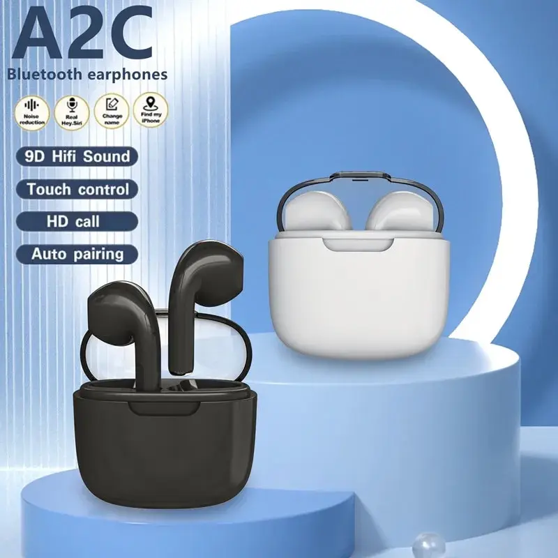 Cuffie Bluetooth originali A2C Pro Tws auricolari Bluetooth cuffie Bluetooth senza fili auricolari cuffie Wireless auricolari