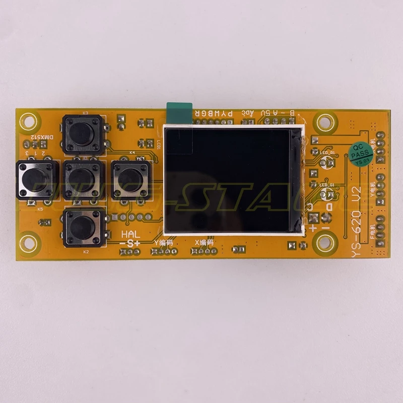 

YS-620 V2 Дисплей для светодиодного светильника с подвижной головкой 36x10 Вт RGBW 4в1