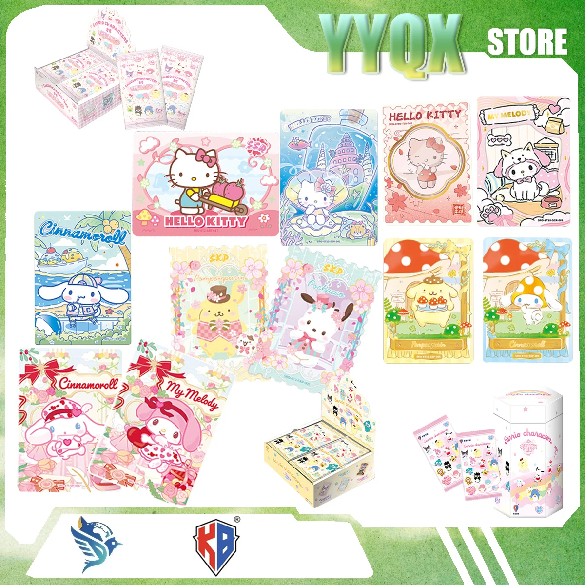 

Коллекционные карточки и сувениры Sanrio Kabao 2026: Мультяшные аниме-фигурки, подарки-сюрпризы, милые модные игрушки