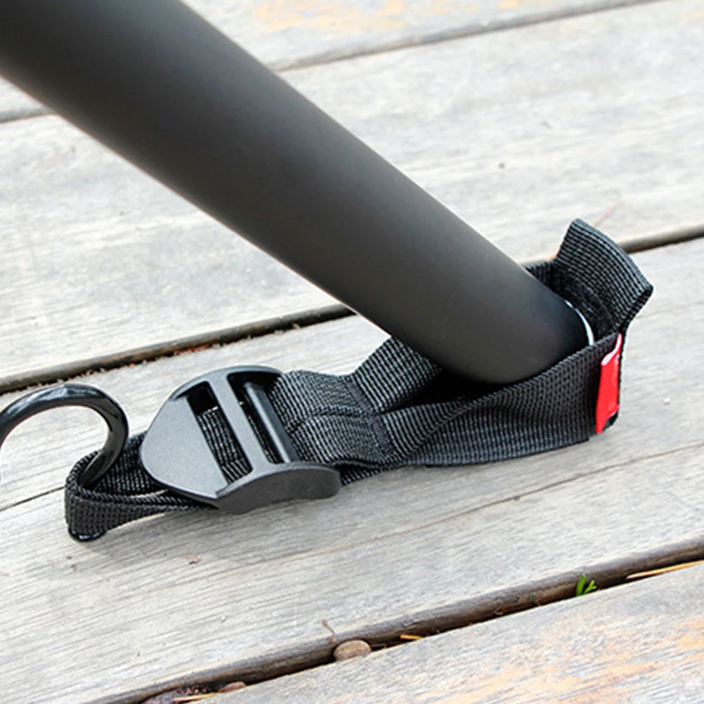 

Tent Pole Holder High Grade Polyester Oxford Cloth Camping Windproof Fixed Strap Compact Lightweight Stable Firm Tent Poles