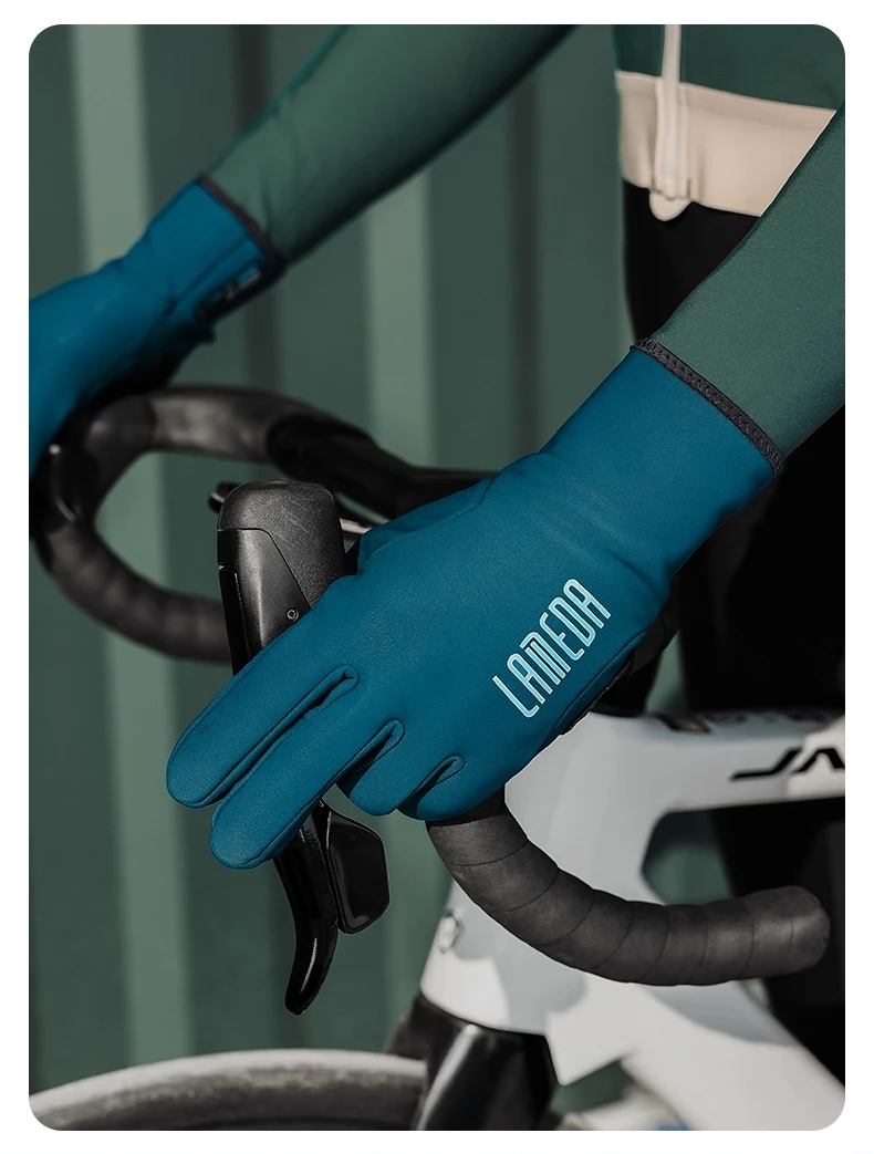 LAMEDA Winter-Fahrradhandschuh, Touchscreen, Reiten, Thermo, warm, Straße, Vollfinger, wind- und wasserdichte Handschuhe, Fahrradzubehör – Detail 18