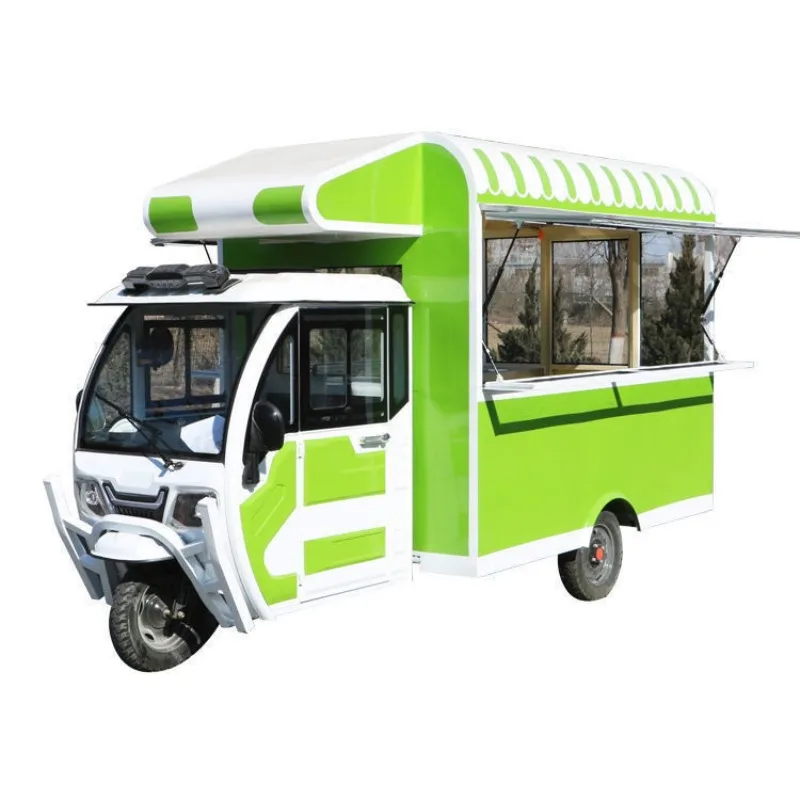 Electric three-wheel snack commercial multi-function