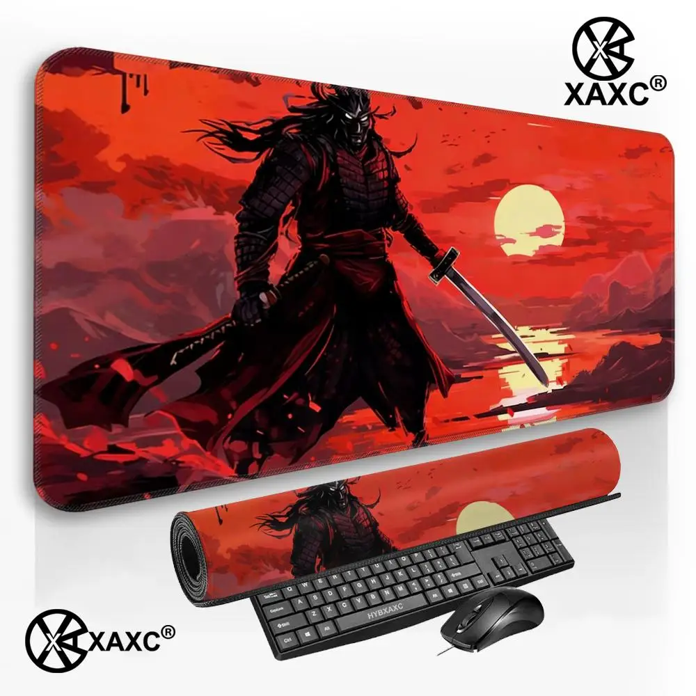 Large Rubber Skeleton Death Scythe Mouse Pad Anti-slip Desk Mat for Office Gamer PC Keyboard Accessories Decorative Gaming Surfa