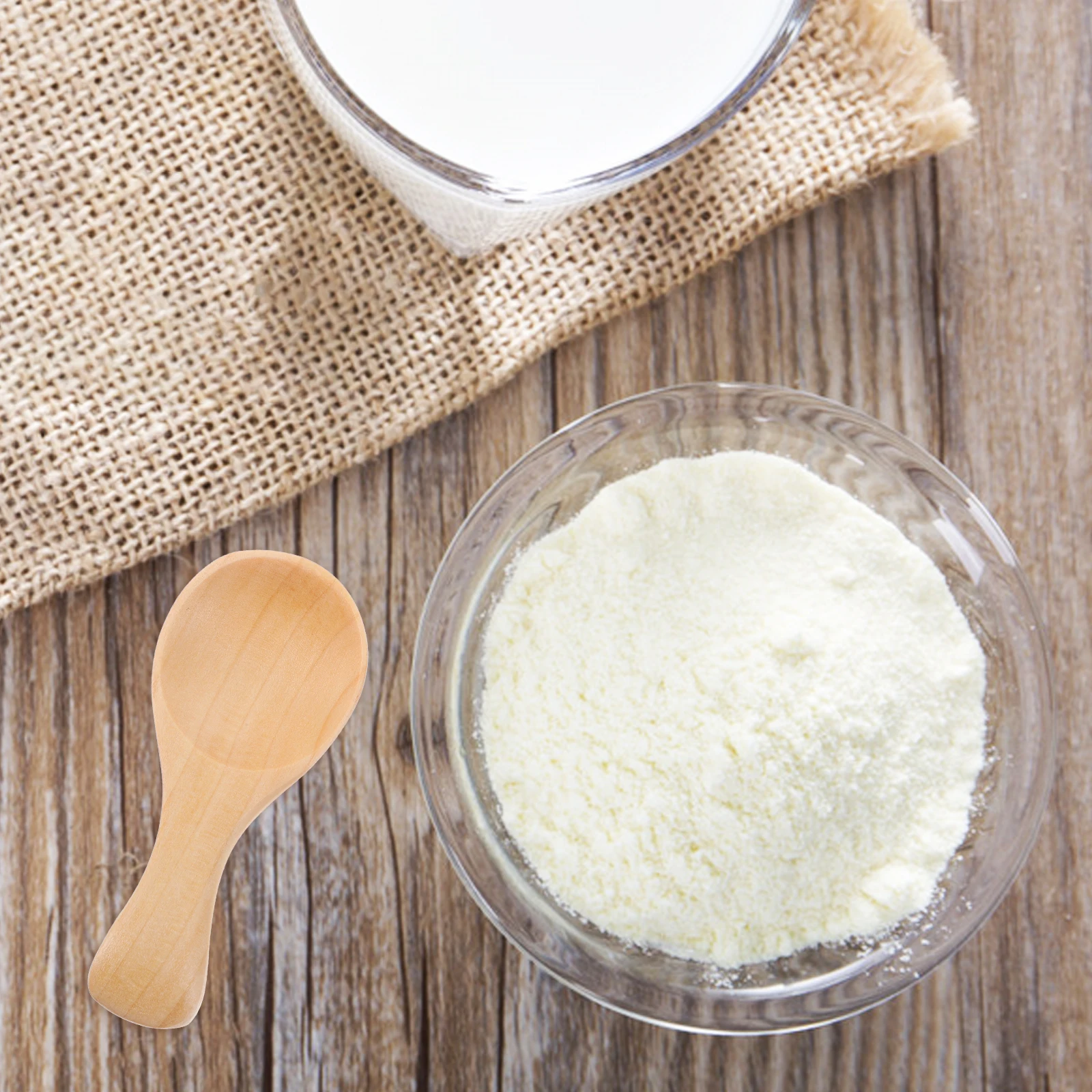 

Milk Powder Spoon Cream Scoop Mini Wooden Spoons Safe Reusable Practical Salt Teaspoon Sugar Home Kitchen Supplies