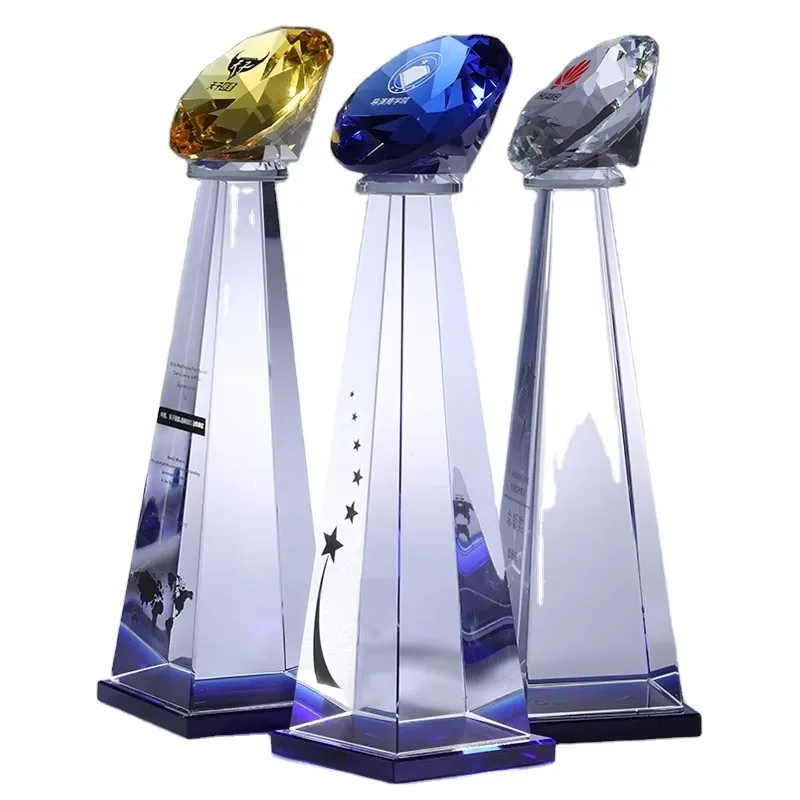 

New Design Crystal Diamond Trophy Award Other Crystal Crafts Products