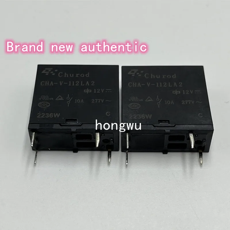 100% Original New 2PCS  CHA-V-112LA2  DC12V  relay  10A  4pins