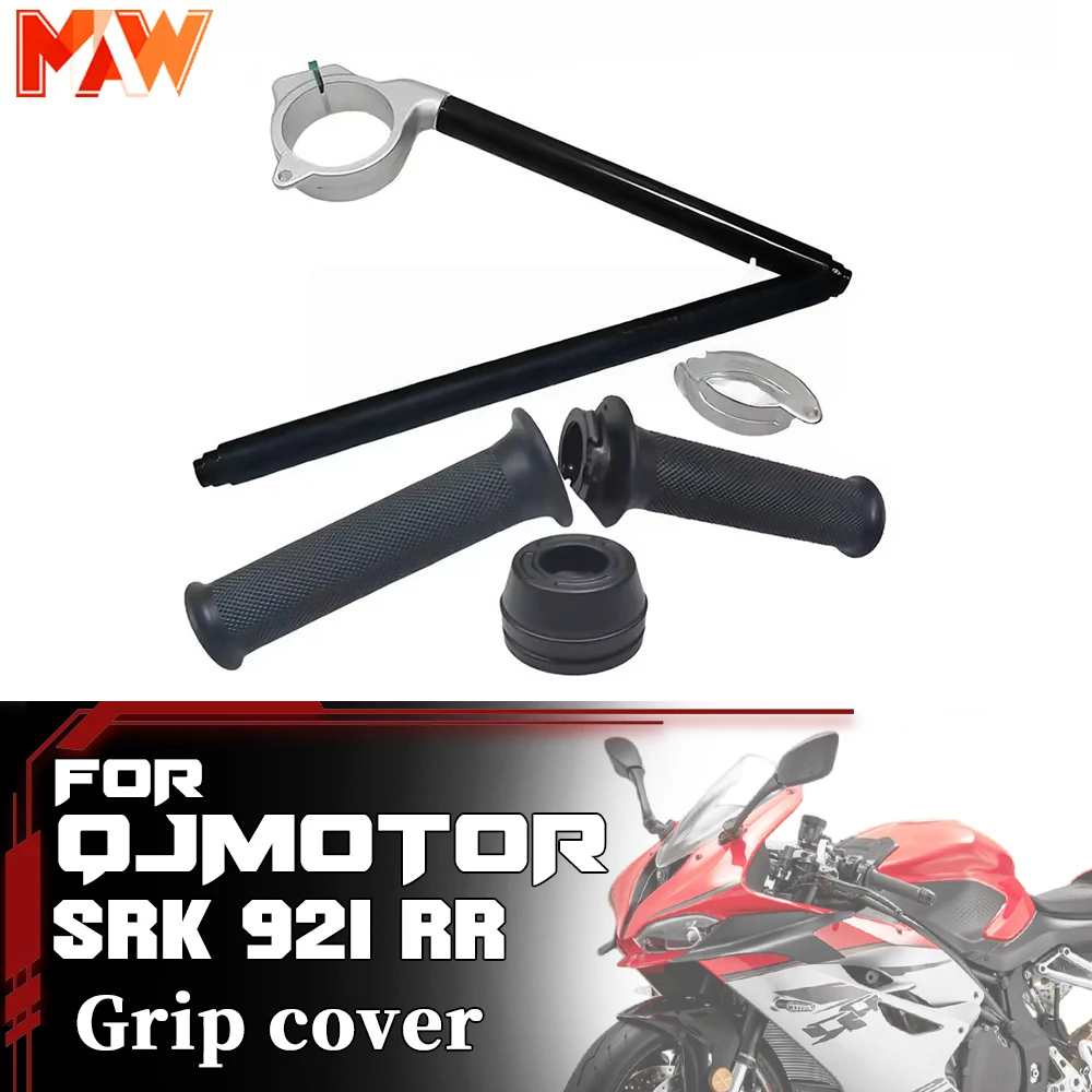 For QJMOTOR SRK 921 RR Motorcycle Left Right Handlebar Grip Bar End Plug Balancer Weight Accessories