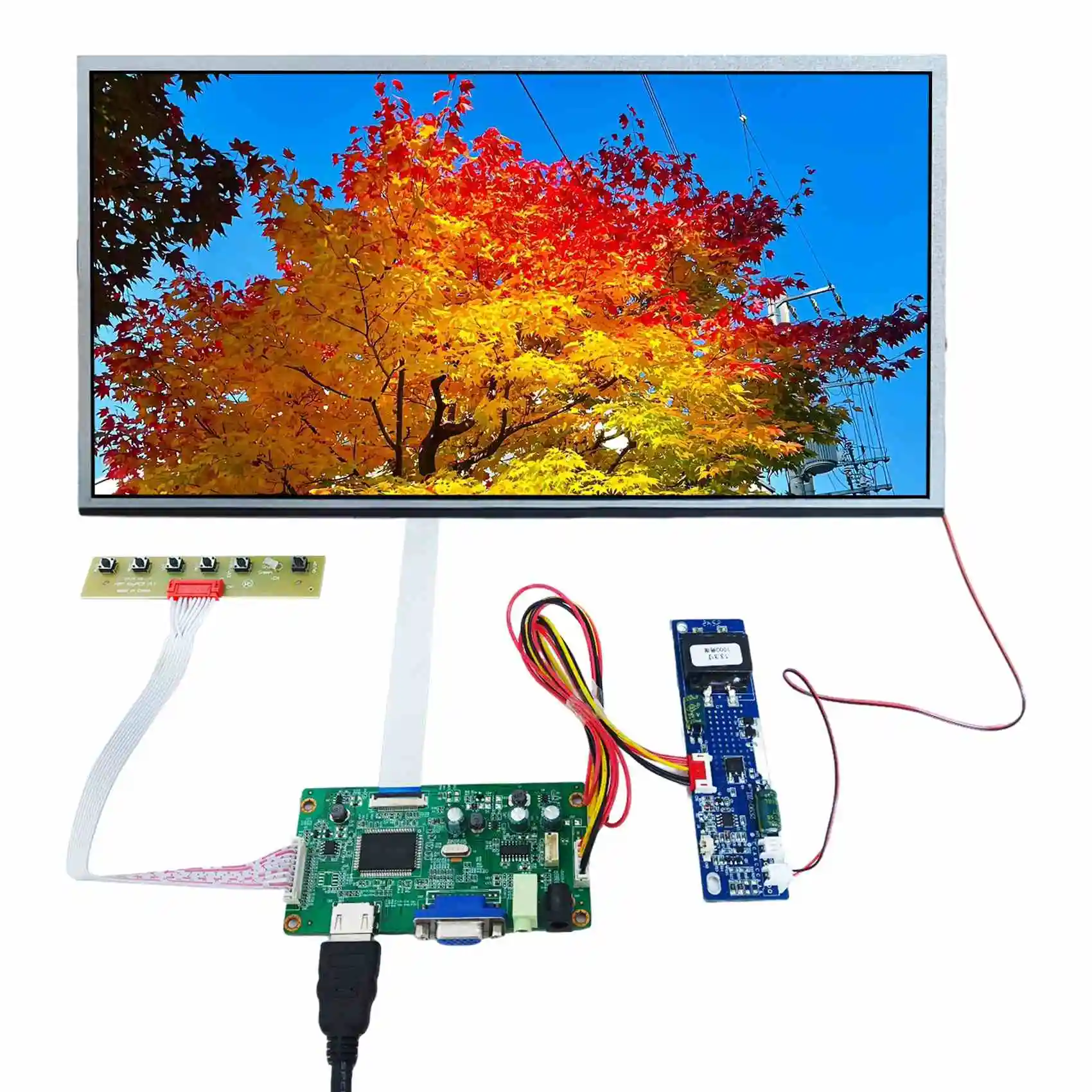 1000Nit Outdoor Digital Advertizing Lcd Display 13.3Inch 1920X1080 Ips Outdoor Lcd Display Screen With Edp Control Board