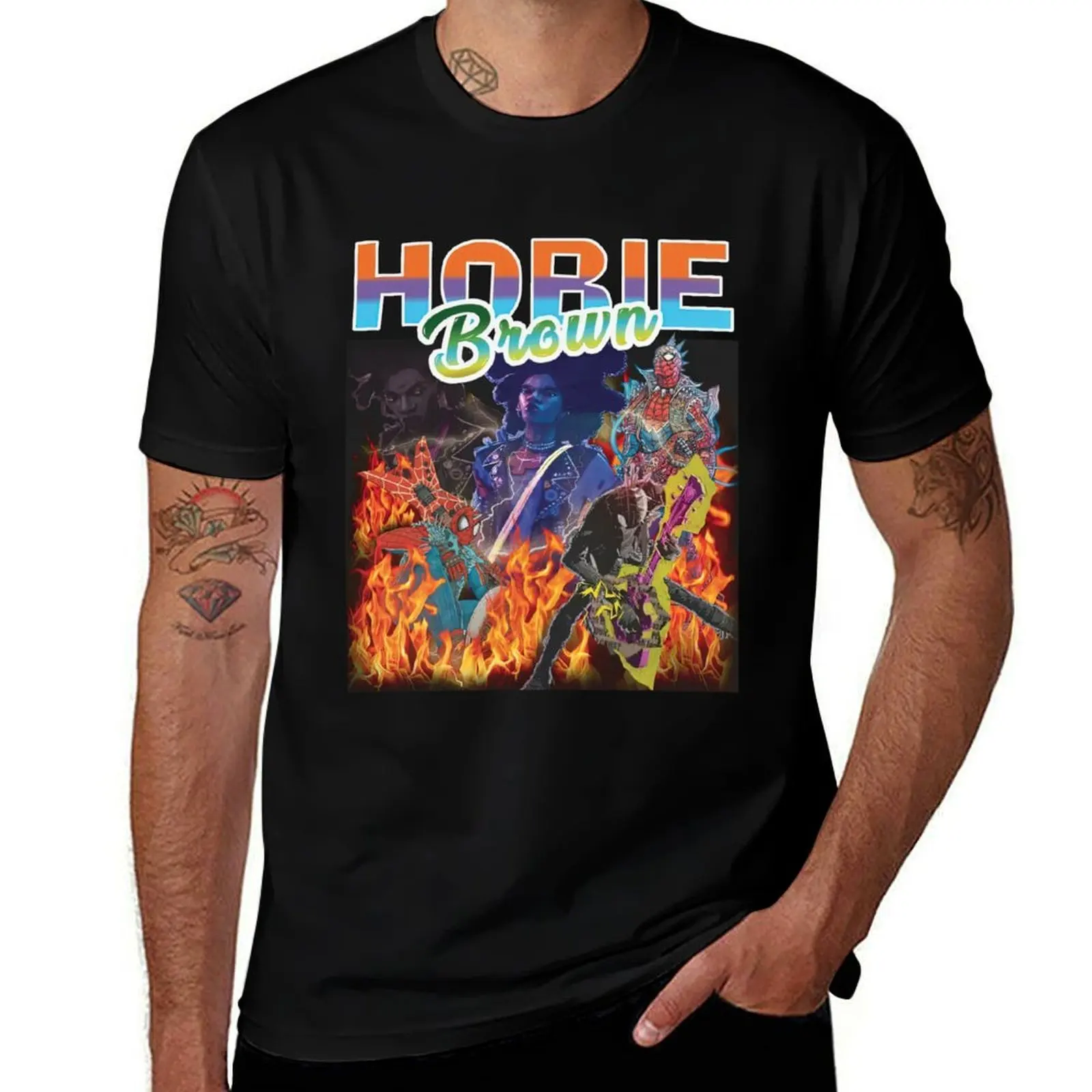 

Hobie Brown art T-Shirt cotton t shirt pack t shirts with prints T-Shirt