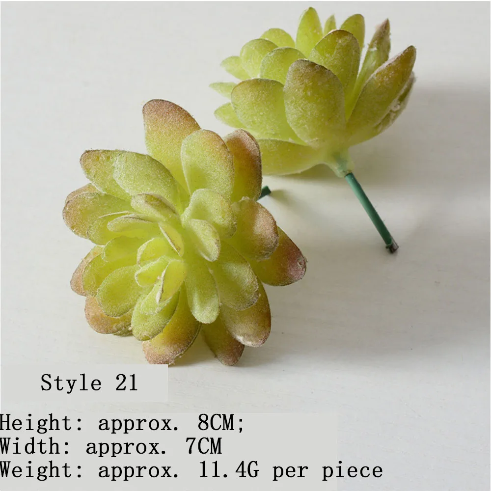 

5 PCS Artificial Succulent Plants Office Greenery Decor Fake Succulents for Home Table Desk Small Artificial Plant Decorations