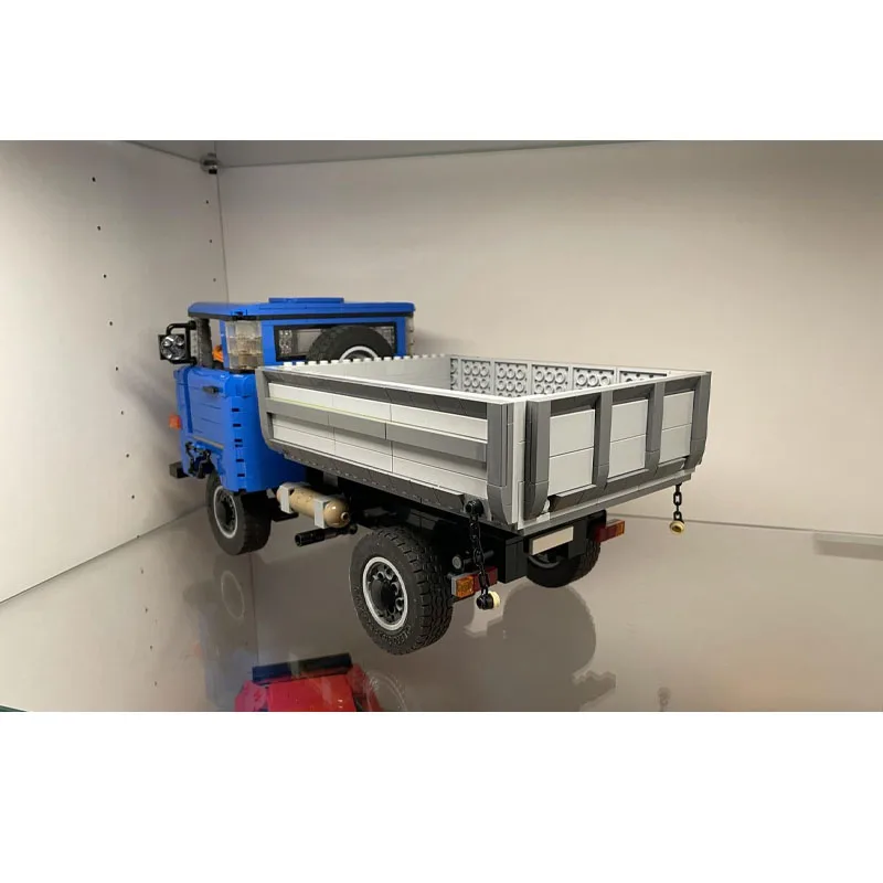 MOC-73093New City شاحنة نقل البضائع نموذج اللبنات، 1460 جزءًا، عيد ميلاد بناء الالعاب العملاقة هدية للبنين والأطفال