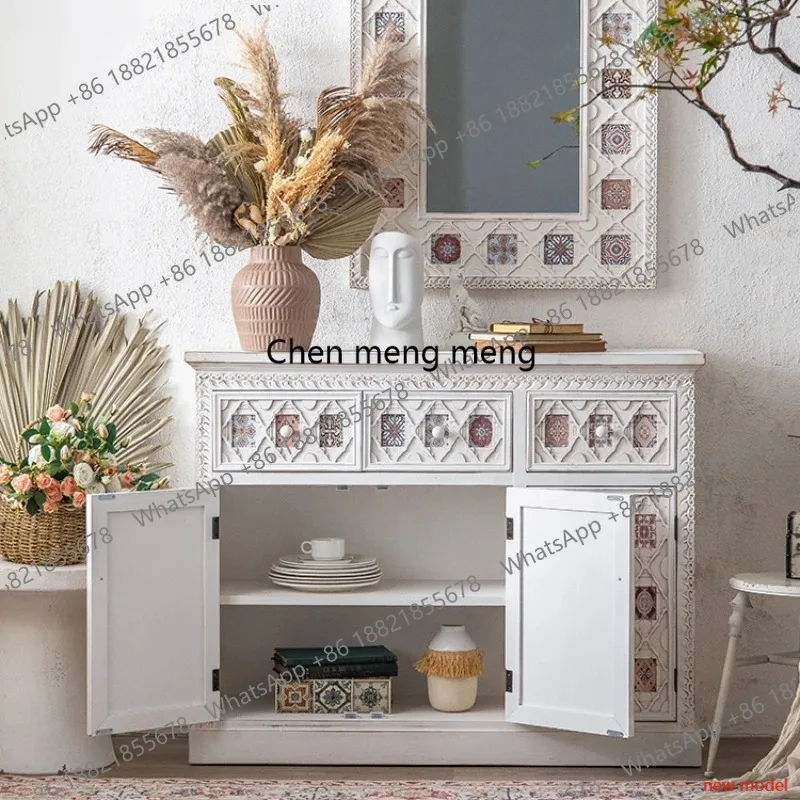 A178Morden Organiser Living Room Cabinets Display Storage Wooden Drawers Entrance Cabinet Showcase Stand  Do Salonu Furniture