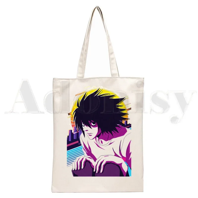 Death Note Japan Anime Manga Shinigami Ryuk Handbags Shoulder Bags Casual Shopping Girls Handbag Women Elegant Canvas Bag