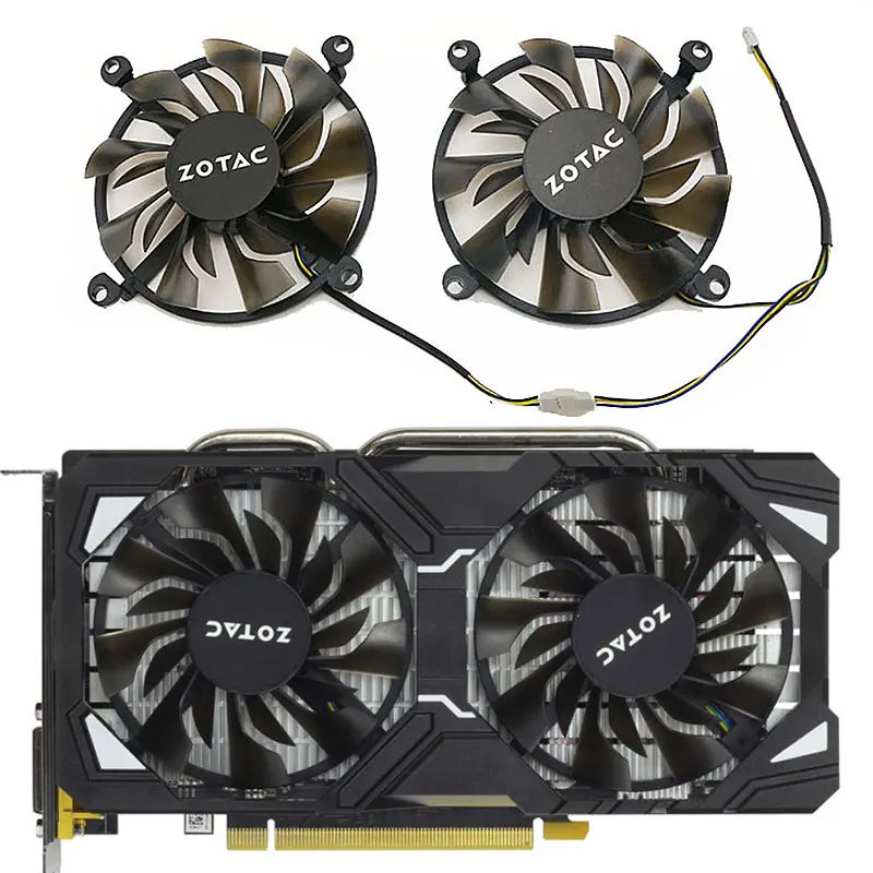 

NEW 1SET 86MM 4PIN P106-100、GTX 1060 GPU Fan，For ZOTAC GTX 1060 GTX 960 GTX 950、CMP106-100 Graphics card cooling fan