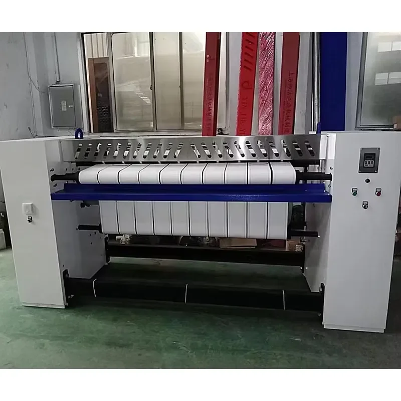 for Single Roll 2m Industrial Steam Iron Linen Equipment Flat Ironing Machine Small Business Automatic Ironing Machine