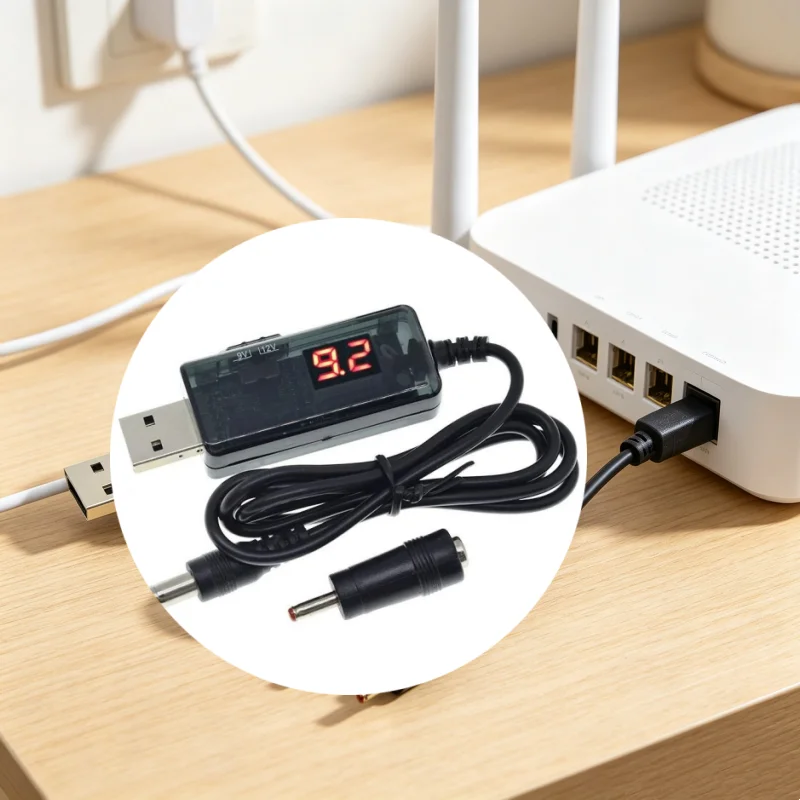 1Pcs DC 5V To 12V 1.5A USB Step-up Converter Cable Connecter USB Boost Converter For Power Supply/Charger/Power Converter