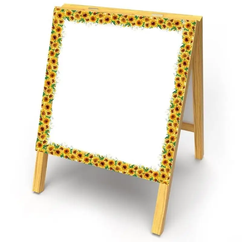 

R53C 60,69 футов, отделка доски объявлений с цветочными листьями для украшения классной комнаты, отделка бордюров с цветочными