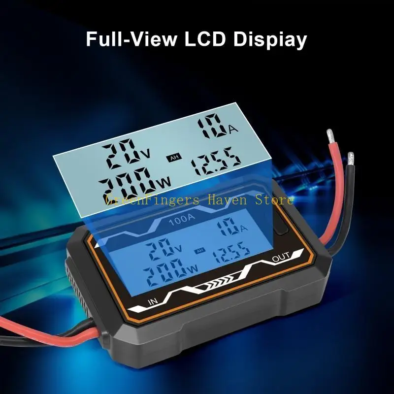 F68D 100/150/200A Power Watt Mess Mess Power High Wechselstromspannung AMP Meter professionelles