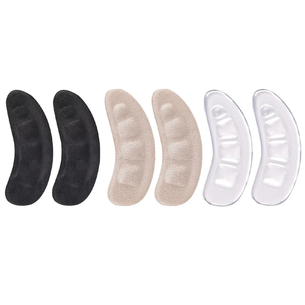 

3 Pairs Heel Stickers Feet Protector Thicken High Protective Patch Heels Shoes Pad Anti-abrasion Paster Wear-resistant