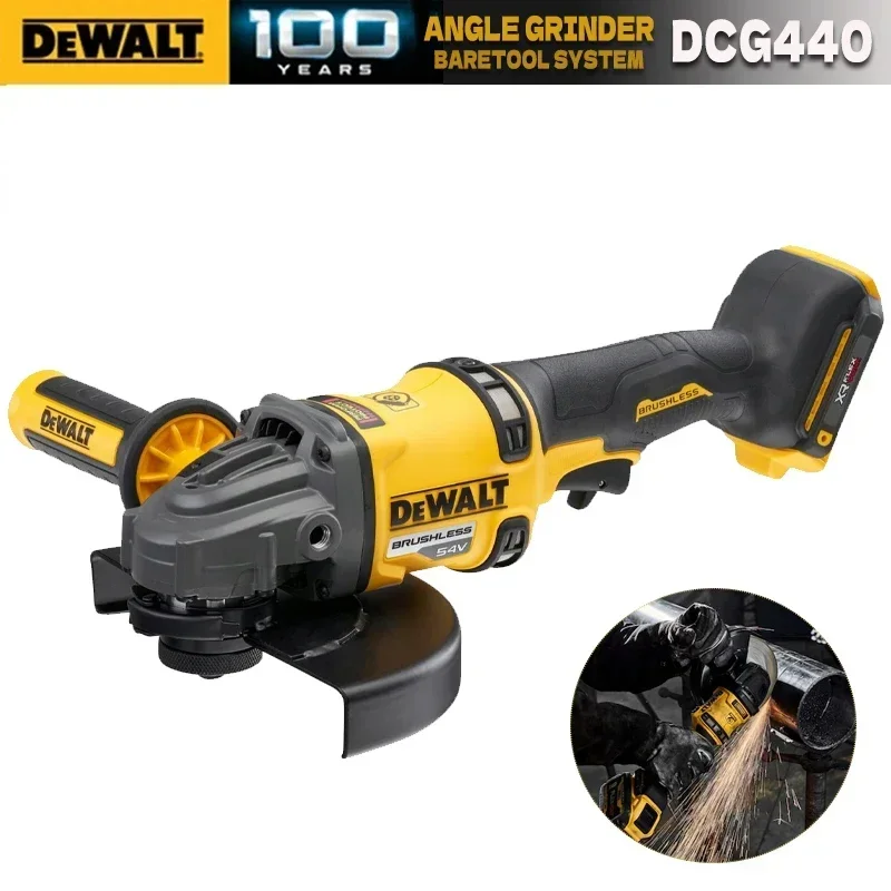 DEWALT DCG440 60V MAX 7 in. Angle Grinder 6,500 RPM Cordless Grinder with Kickback Brake Brushless Grinding Power Tools DCG440B