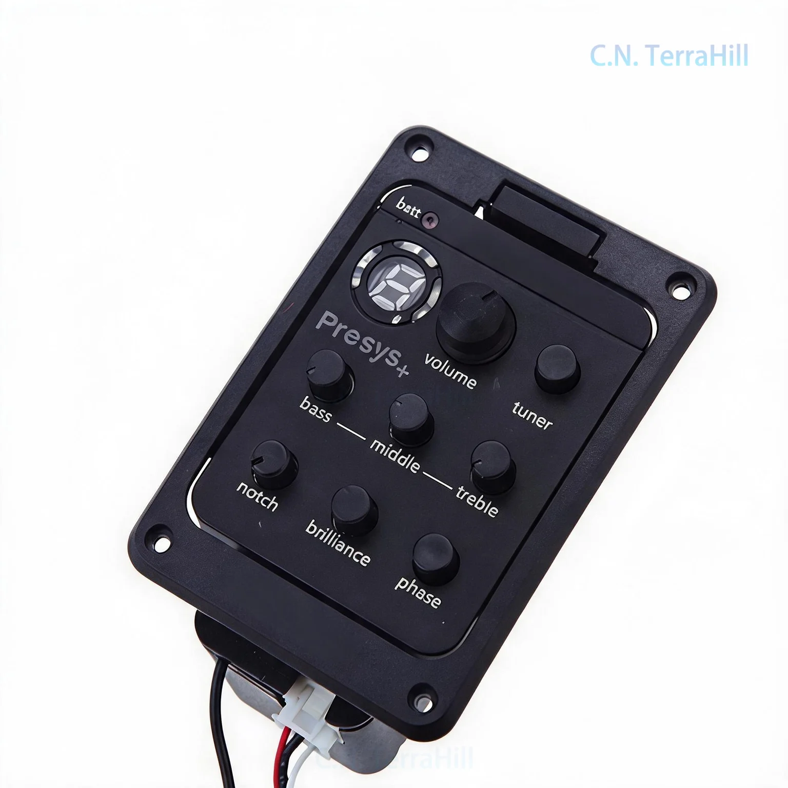 Acoustic Guitar Pickup EQ Preamp with LCD Tuner for Folk Guitar, 201 301, Guitar Accessories