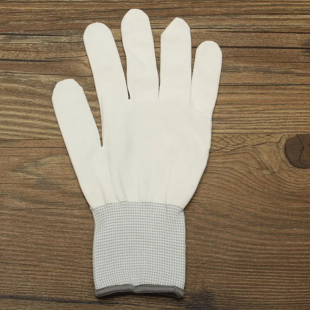 

6 Pairs Cotton Gloves, Vinyl Wrap Anti-Static Gloves Workplace Security Protection Gloves for Car Auto