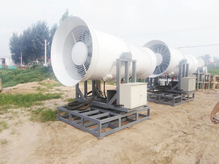 

Mobile Fog Cannon 100m Diesel Engine Dust Boom Sprayer Water Mist Cannon for Dust Control With CE