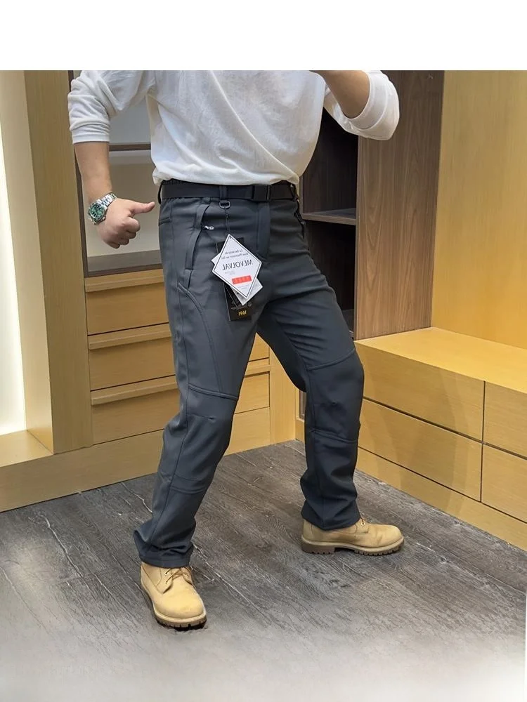 

Профессиональные уличные мягкие повседневные брюки с 3D индивидуальной подкладкой и прямыми штанинами, технологичная ткань, ветрозащитная, водонепроницаемая