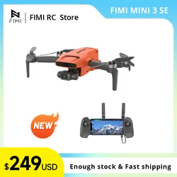 FIMI MINI 3 SE nuovo drone 4K 30fps Portata 9 km Ibrido Gimbal a 3 assi 249g Design ultraleggero 12MP smart tracking mini drone gps pro