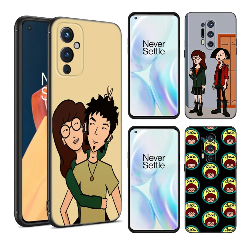 Anime D-Daria Black Silicone Phone Case For OnePlus 9R 10R 11R 12R ACE 2 Pro 2V 3V Nord CE 2 3 Lite 4 N10 N20 N30 SE 5G